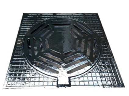 Nắp hố ga gang có lỗ thu nước1